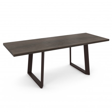 ARMAD стол раздвижной 160 камень темный/Антрацит