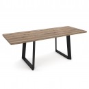 ARMAD стол раздвижной 160 Дуб/Черный