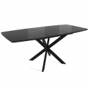 ТВИСТ стол раздвижной, Черный/Черный